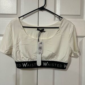 Waisted Jersey Crop Top